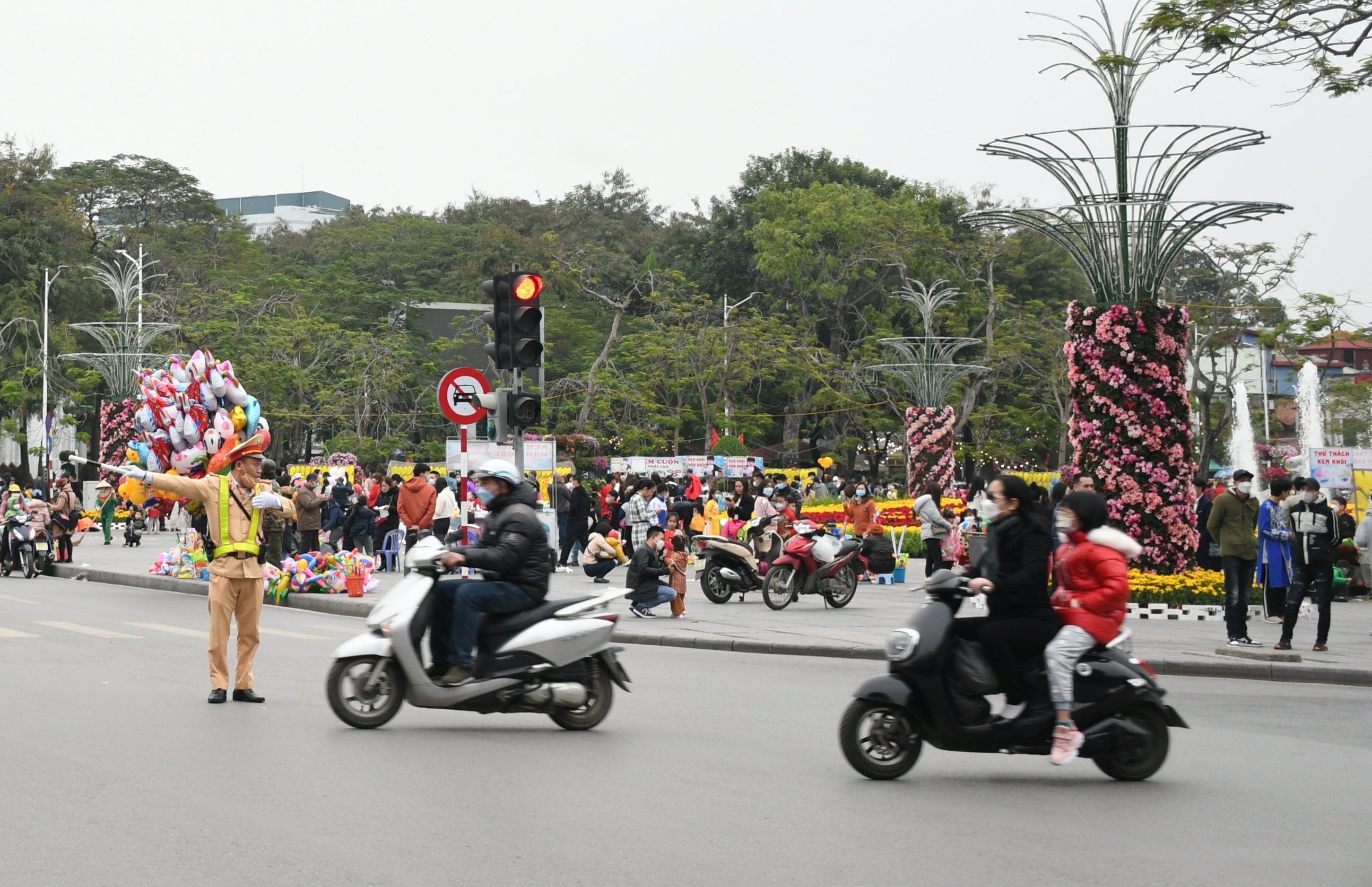 Bảo đảm an ninh trật tự Ngày chạy Olimpic vì sức khỏe toàn dân và Giải việt dã Đại hội thể dục thể thao thành phố lần thứ IX
